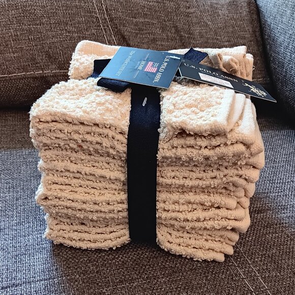 U.S. POLO ASSN. Wash Cloths (12 piece) - Picture 4 of 11